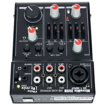 mixer audio 5 canale the t.mix micromix 2 usb