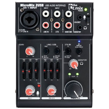 mixer audio 5 canale the t.mix micromix 2 usb