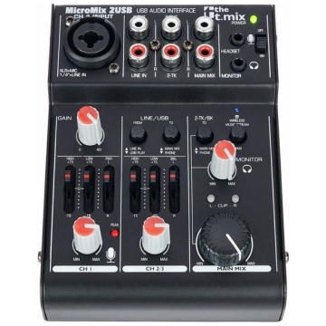 mixer audio 5 canale the t.mix micromix 2 usb