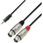 cablu jack 3.5 la 2 xlr mama adam hall cables 3 star ywff 0100, 1m