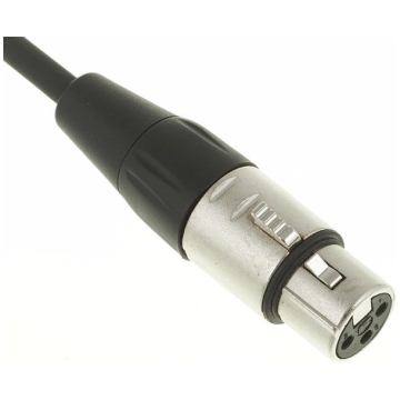 cablu microfon xlr 5m cordial ctm 5 fm bk