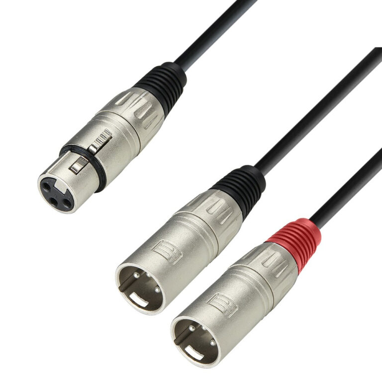 cablu y xlr 6m adam hall cables 3 star yfmm 0600