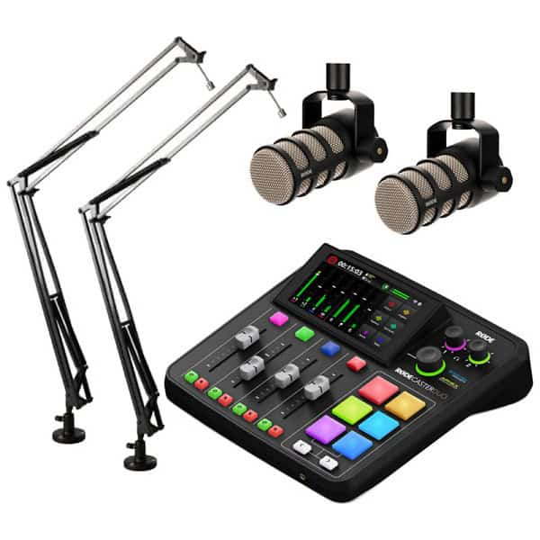 Podcast Set Rode Rodecaster Duo + Podmic