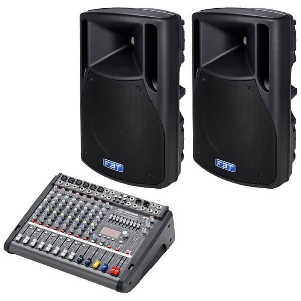 Sistem audio profesional FBT Himaxx 60+Dynacord Powermate 600