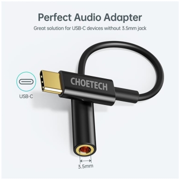 Adaptor USB-C la Jack 3.5mm mama Choetech AUX003