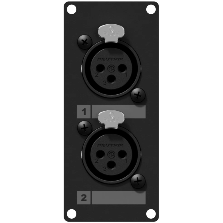 Modul Conectori XLR Mama Caymon CASY125 vedere fata