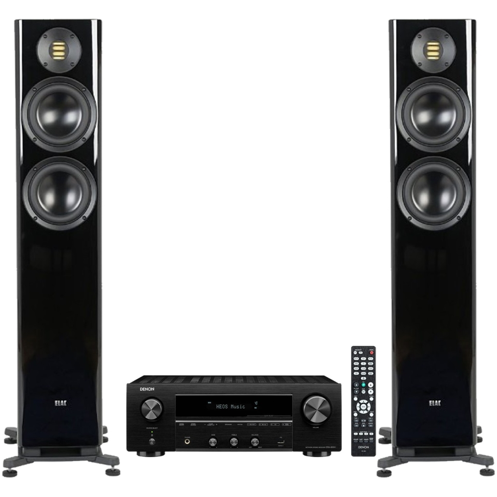 Sistem Audio High End ELAC Solano + Receiver Denon DRA 800H