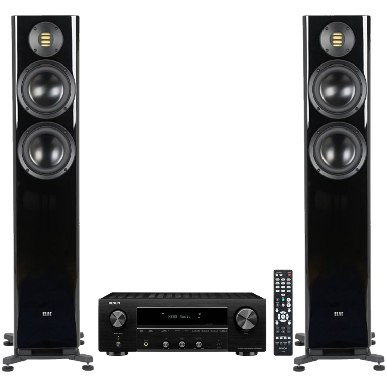 Sistem Audio High End ELAC Solano + Receiver Denon DRA 800H