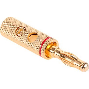 Conector Banana 4mm Gold L-Audio WTY0203 - L-Audio