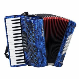 Acordeon Startone Piano Accordion 72 Blue MKII