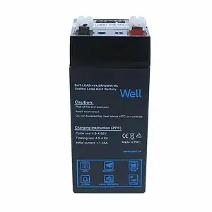 Acumulator plumb acid 4V 4.5AH, terminal T1, Well