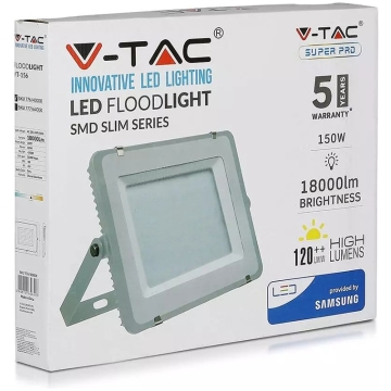 Reflector LED 150W V-TAC 120LM W 6400K IP65 CIP SAMSUNG - GRI_03