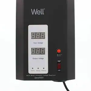 Stabilizator tensiune 600W WELL AVR-SRV-SPRY1000BK-WL