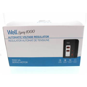 Stabilizator tensiune 600W WELL AVR-SRV-SPRY1000BK-WL_02