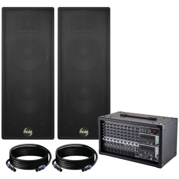Sistem pentru muzica live Voice Box cu mixer amplificat PMP2000