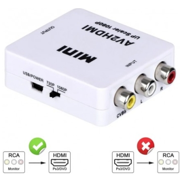 Convertor AV la HDMI HDV-554, 3RCA - HDMI 1080P_01