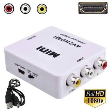 Convertor AV la HDMI HDV-554, 3RCA - HDMI 1080P_02