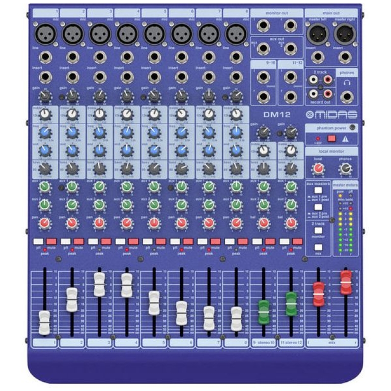 Mixer audio Midas DM12_02
