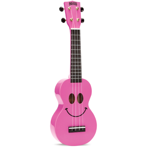 Mahalo Smiley Ukulele Pink