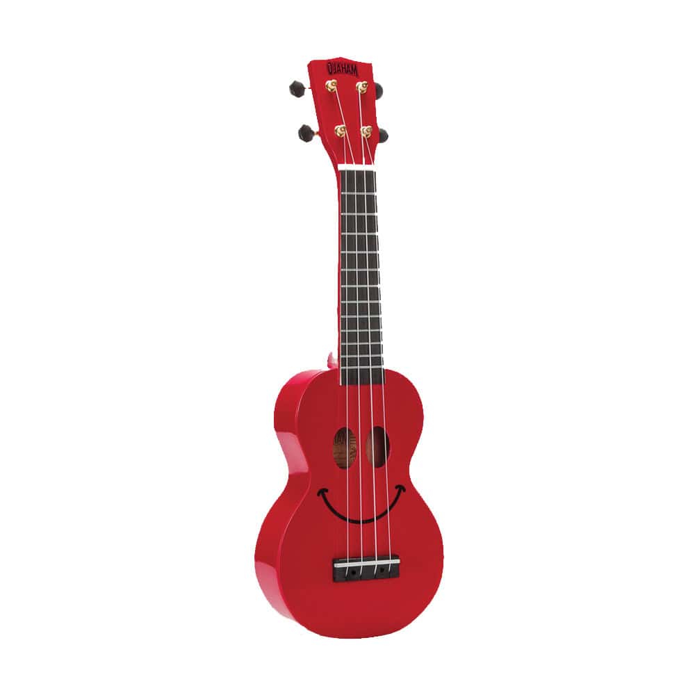 Ukulele Sopran Rosu Mahalo Smiley Red - Mahalo