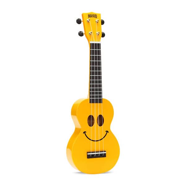 Mahalo Smiley Ukulele Yellow