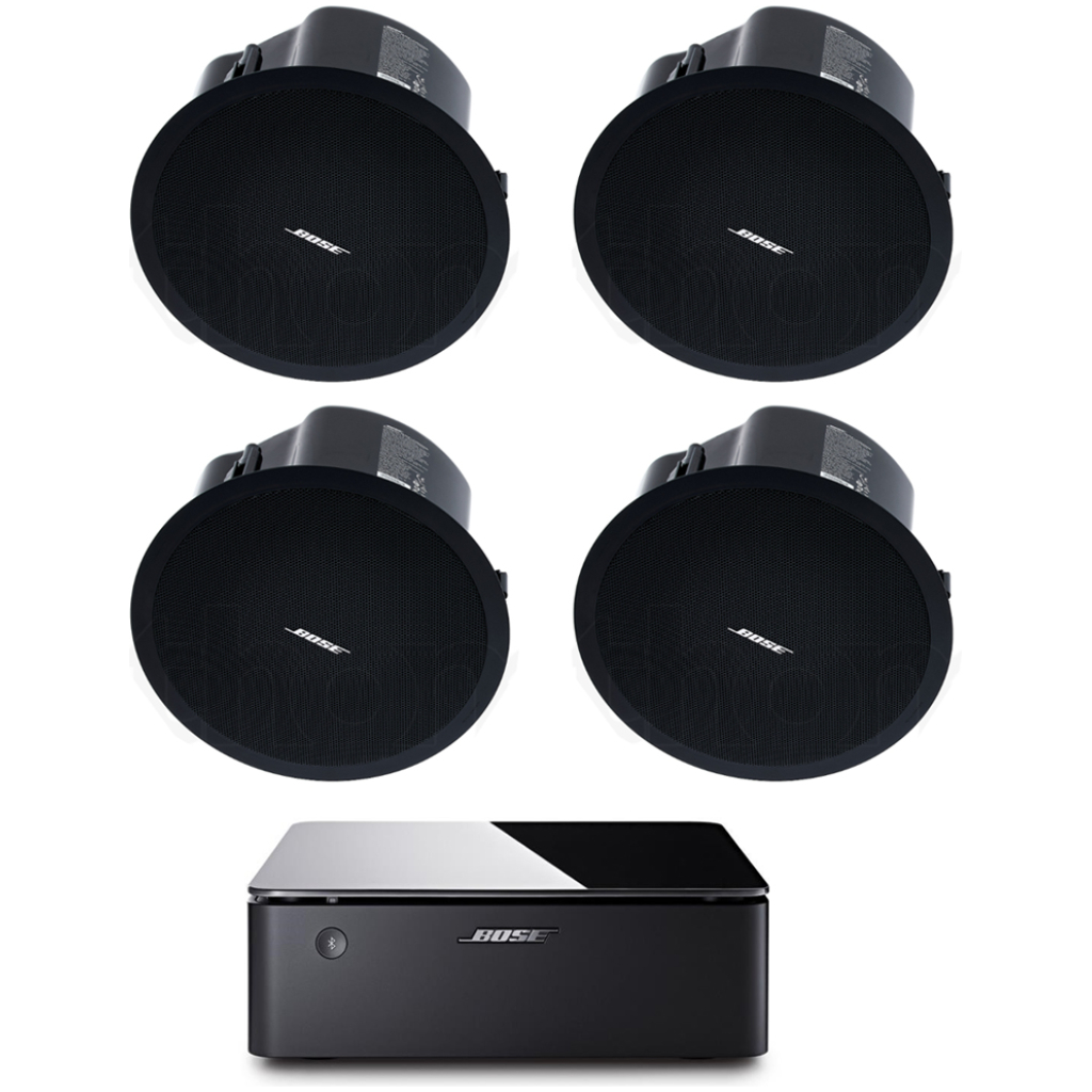 Boxe tavan negre Bose FS4CE + Bose Music Amplifier, WI-FI, Bluetooth