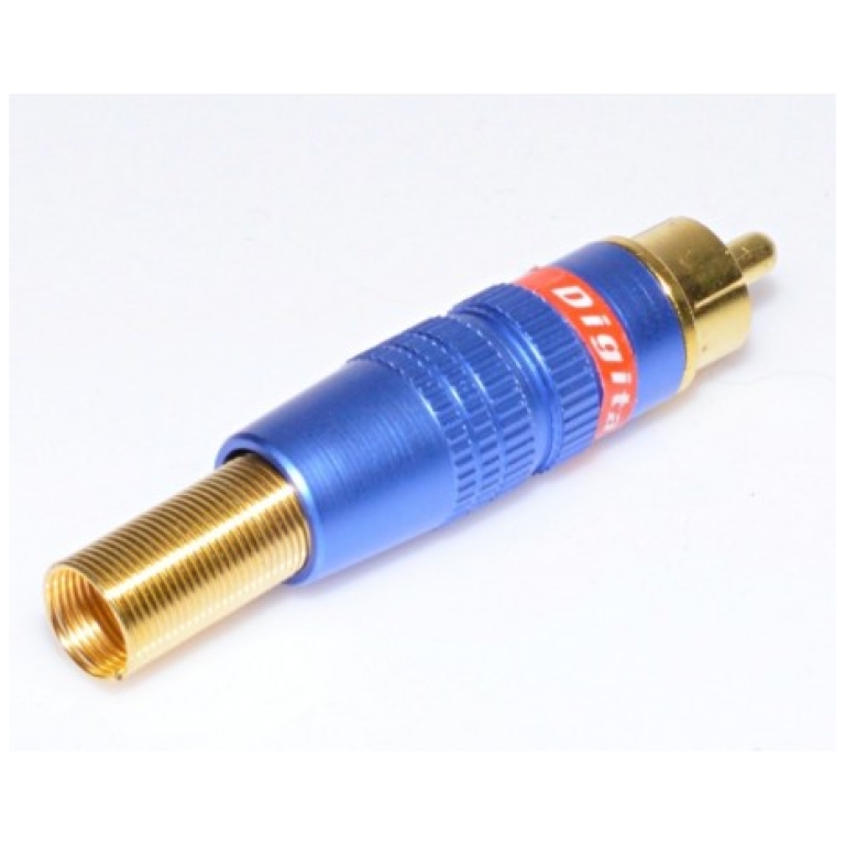 Conector RCA tata gold-albastru_01