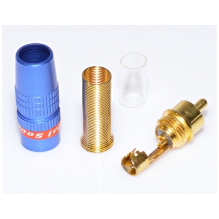 Conector RCA tata gold-albastru_02