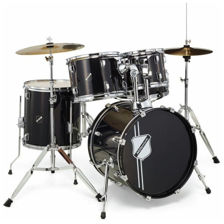 Millenium Focus 18 Drum Set Black_02