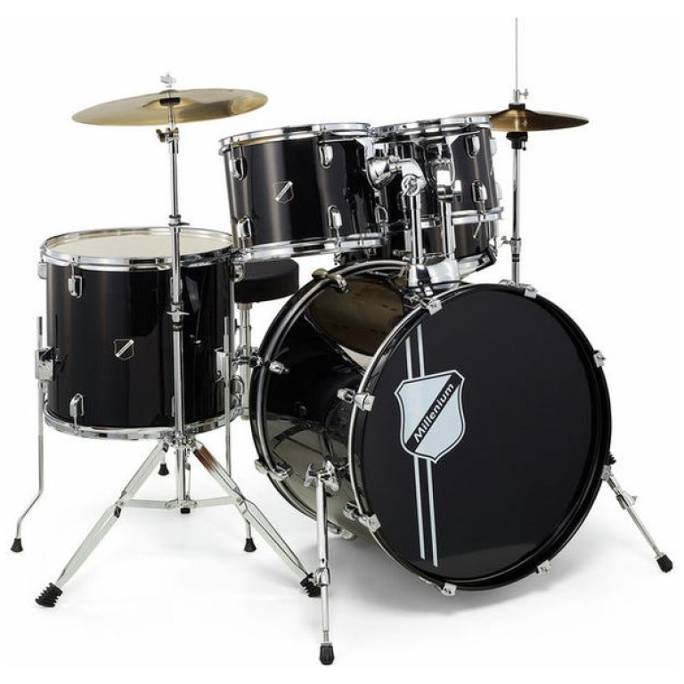 Millenium Focus 20 Drum Set Black_01