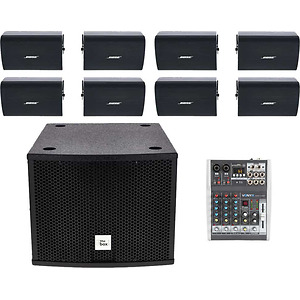 Sistem audio cu subwoofer activ + 8 boxe Bose FS2SE