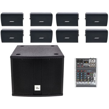 Sistem audio cu subwoofer activ + 8 boxe Bose FS2SE