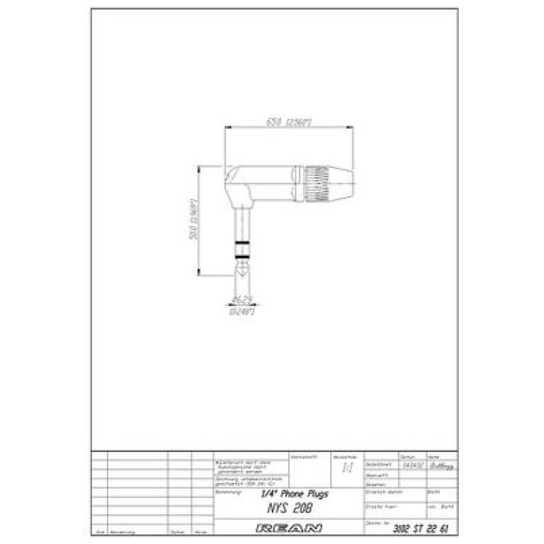 Conector jack tata stereo Rean NYS 208_03