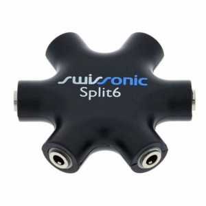 Swissonic Split6 Splitter 6 jack-uri 3.5mm