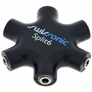 Spliter 6 jack-uri 3.5mm Swissonic Split6_01