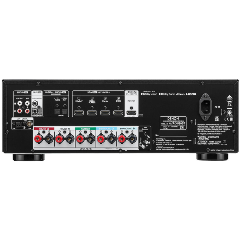 Sistem audio hi-fi Denon AVR-X580BT + Magnat Monitor S70_02