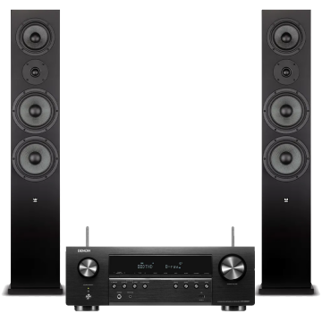 Sistem audio stereo Receiver Denon AVR-S660H + Wilson Seven Black