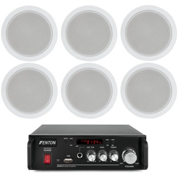 sistem audio 6 difuzoare tavan