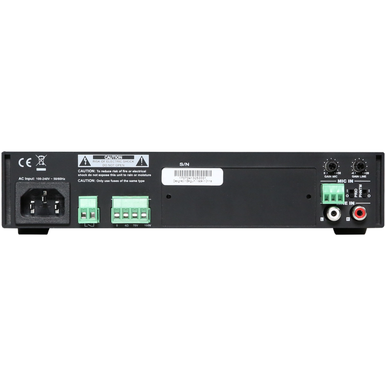 Amplificator 100V Audac COM108_01