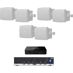 Sistem Audac 6 boxe albe WX302MK2