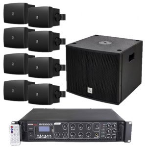 Sistem Sonorizare Restaurant Audac WX502MK2 + subwoofer