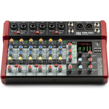 Mixer Power Dynamics PDM-Y801,8 canale, Bluetooth, USB_01