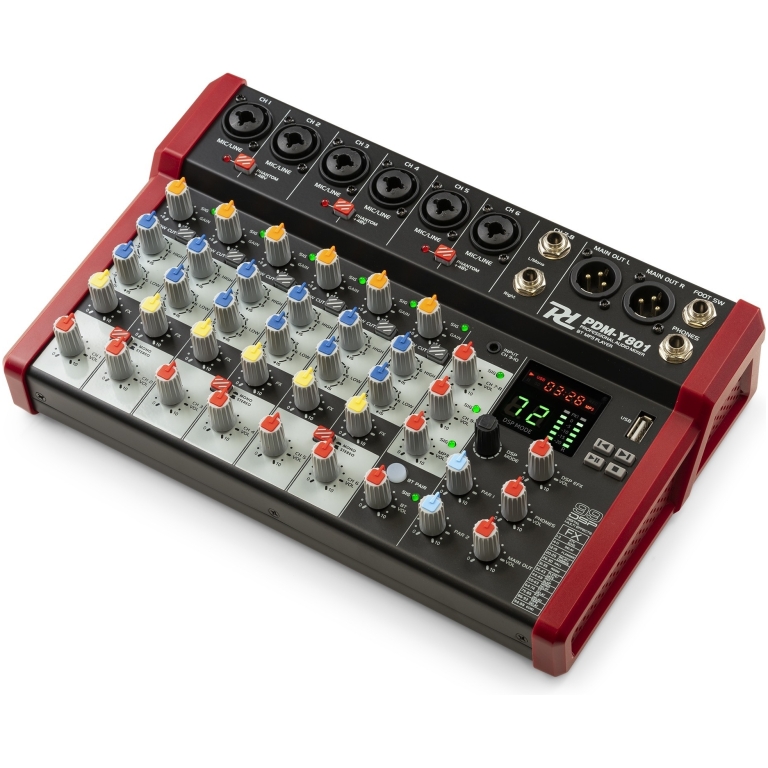 Mixer Power Dynamics PDM-Y801,8 canale, Bluetooth, USB_02