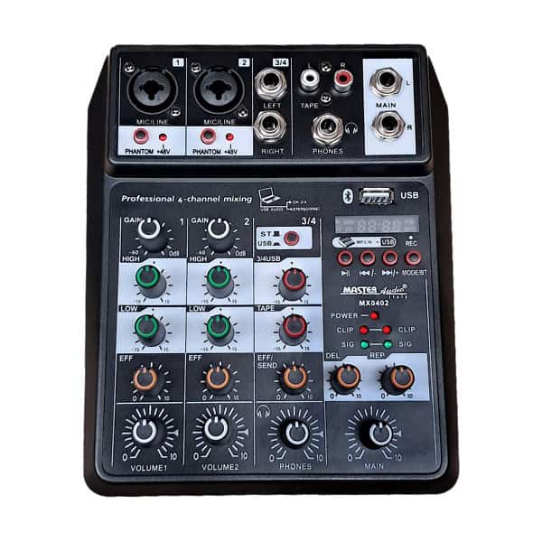 Mixer audio Bluetooth USB player Master Audio MX0402