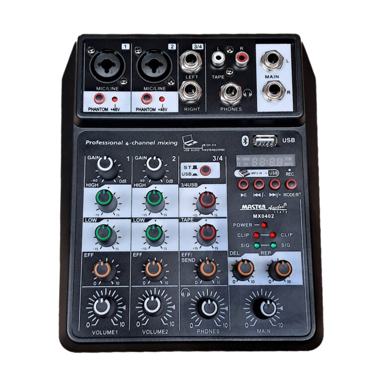 Mixer audio Bluetooth USB player Master Audio MX0402