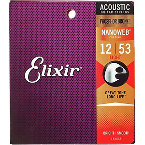 Elixir 16052 Nanoweb Light Phosphor Bronze