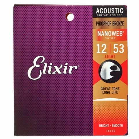 Elixir 16052 Nanoweb Light Phosphor Bronze