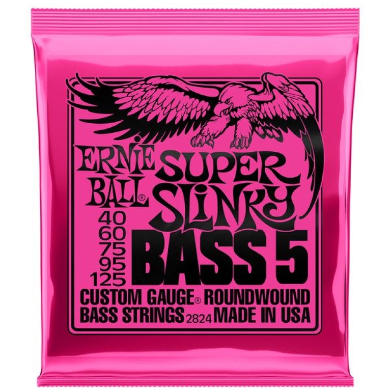 Set 5 corzi bas electric Ernie Ball 2824 Super Slinky