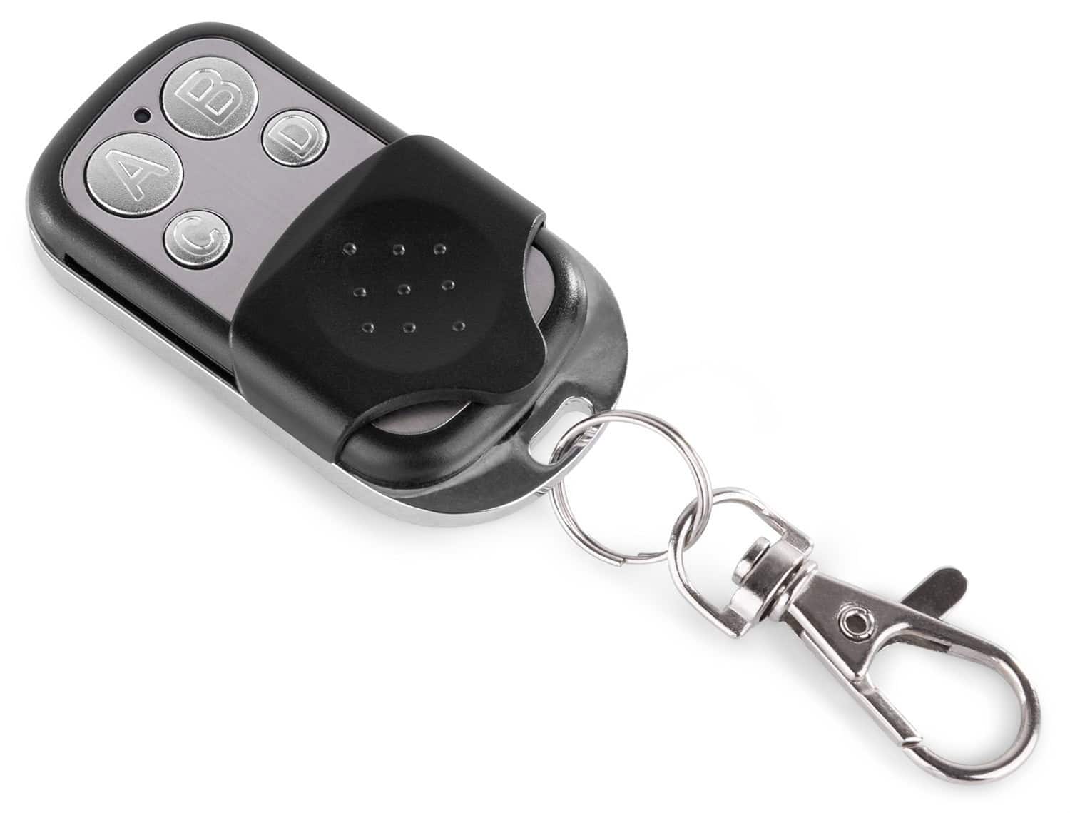 Telecomando cu cheie, dispozitiv de control pentru uși sau alarmă, tehnologie modernă de securitate, produs de înaltă calitate Eldarom, soluție eficientă pentru siguranța locuinței sau afacerii.