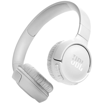 Casti Bluetooth On-Ear JBL TUNE 525BT, microfon, alb